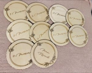 Zestaw 14 tabliczek pierwszy rok WIENIEC SERDUSZKO