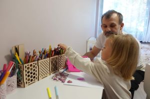 Organizer na biurko poczwórny