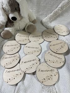 Zestaw 14 tabliczek pierwszy rok MINI SERDUSZKA