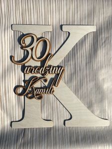 Litera do podpisów urodzinowa  