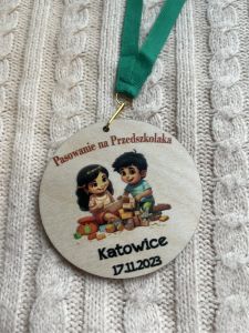 Medal dziecięcy Pasowanie na Przedszkolaka 