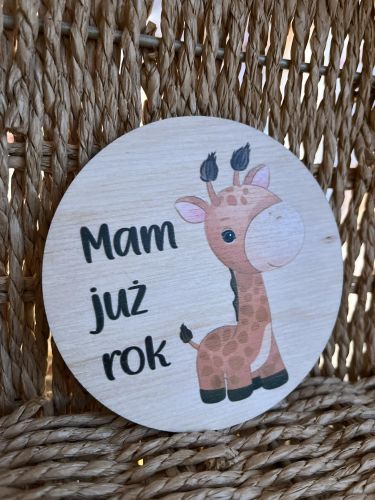 Spersonalizowana tabliczka do zdjęć z nadrukiem UV