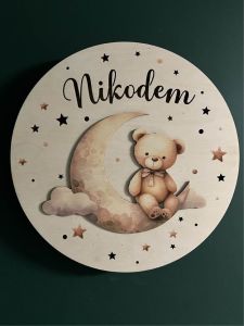 Lampka Miś na chmurce 