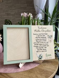 Podziękowanie Chrzest pistacjowy 