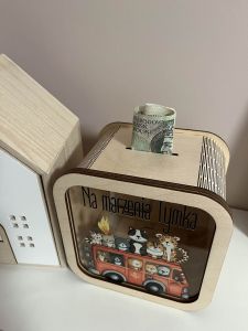 Skarbonka Straż Pożarna Zwierzaki