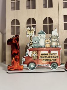 Statuetka strażacka dla dzieci 