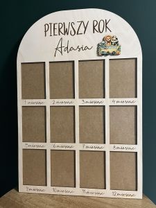 Ramka Pierwszy Rok Maluszka 