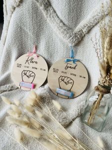 Tabliczka z metryczką z miejscem na opaskę szpitalną