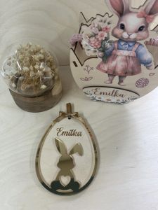 Imienna zawieszka lustrzana 