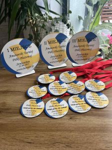 Medal siatkówka dowolny napis 