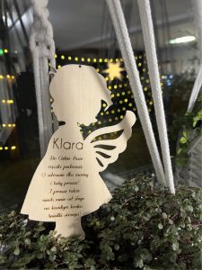 Zawieszka Aniołek z modlitwą 