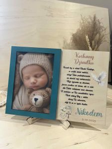 Podziękowania Chrzest turkus 