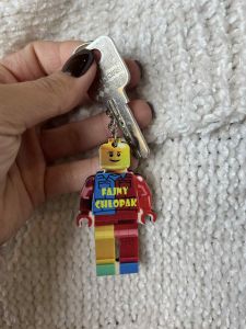 Brelok kolorowy LEGO z imieniem 